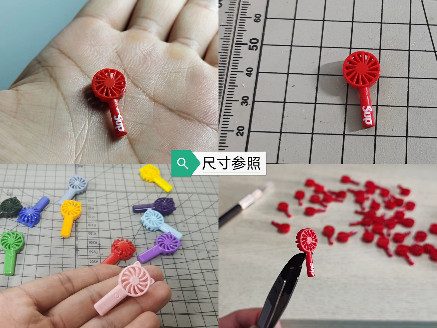 1:6 Scale Miniature Handheld Fan Blythe Dollhouse Accessory Hot Toys