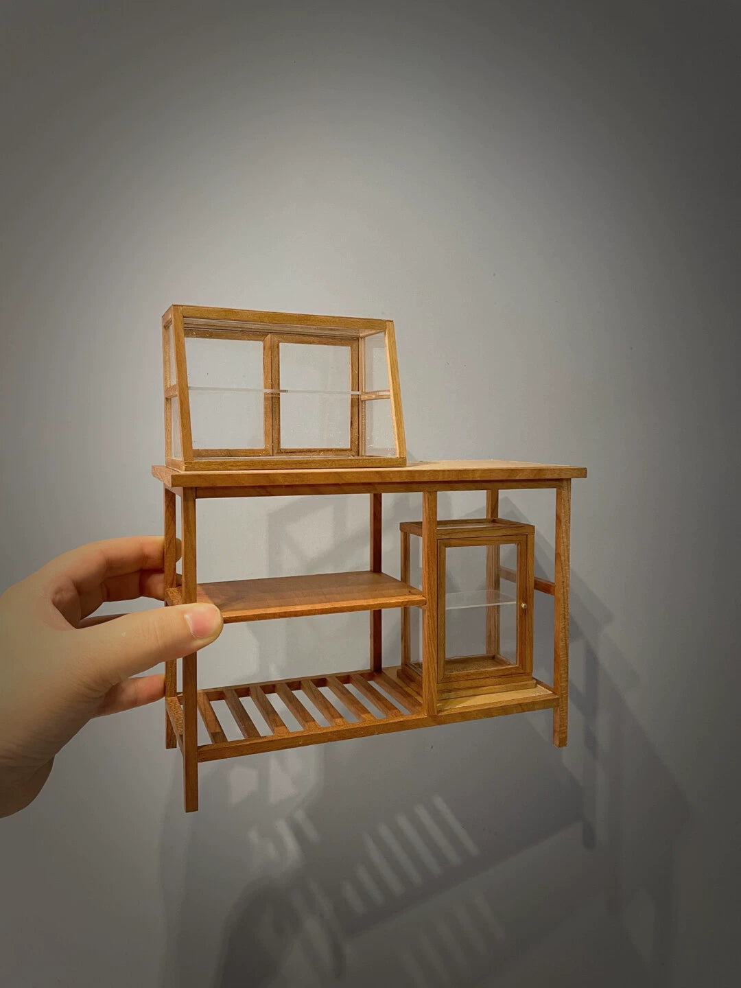Mesa de cocina en miniatura a escala 1:6 para casa de muñecas Blythe. Muebles en miniatura.