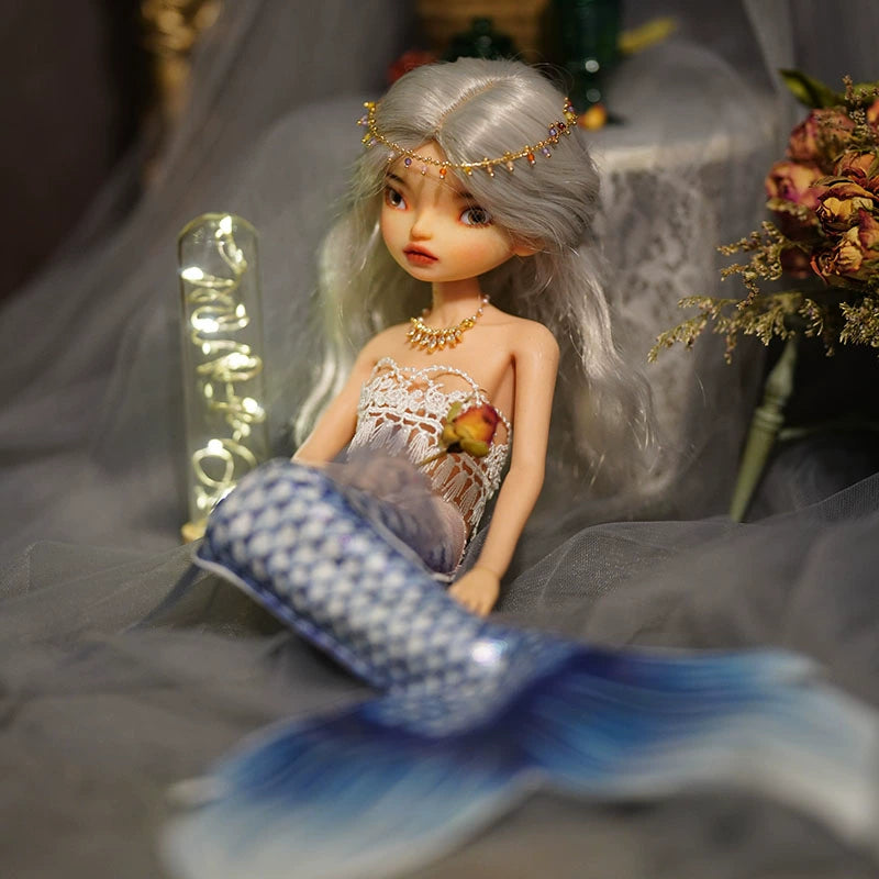 Accesorios para casa de muñecas BJD a escala 1:6, accesorios para escenas Blythe, lámpara de pie LED inalámbrica OB11, botella de luciérnaga en miniatura.