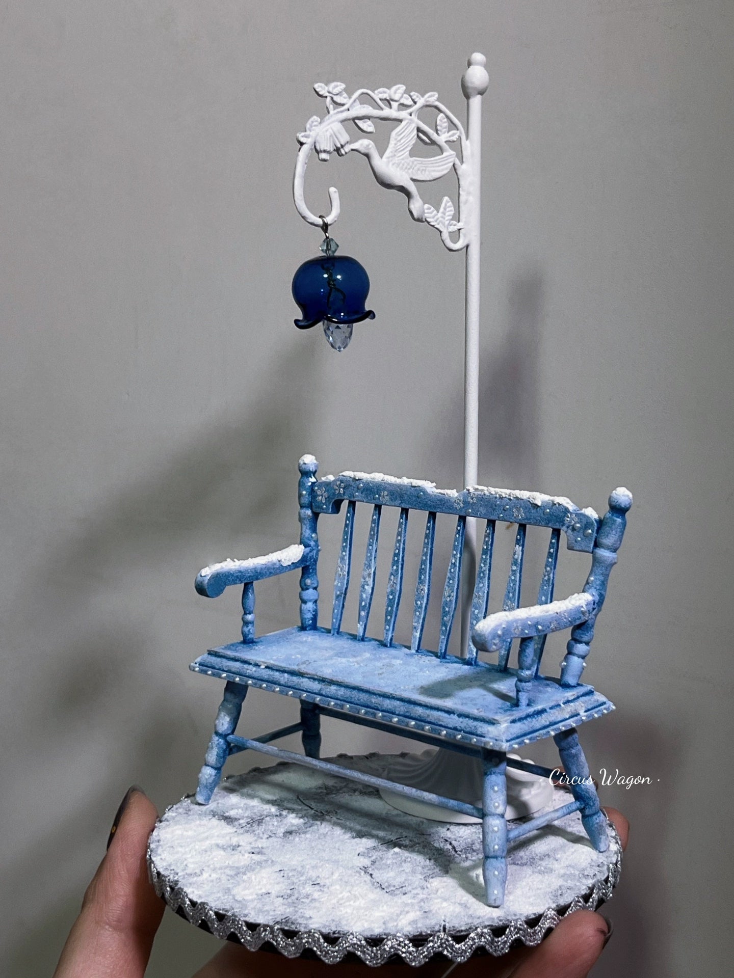 1:12 Scale Winter Street Scene Miniature Dollhouse