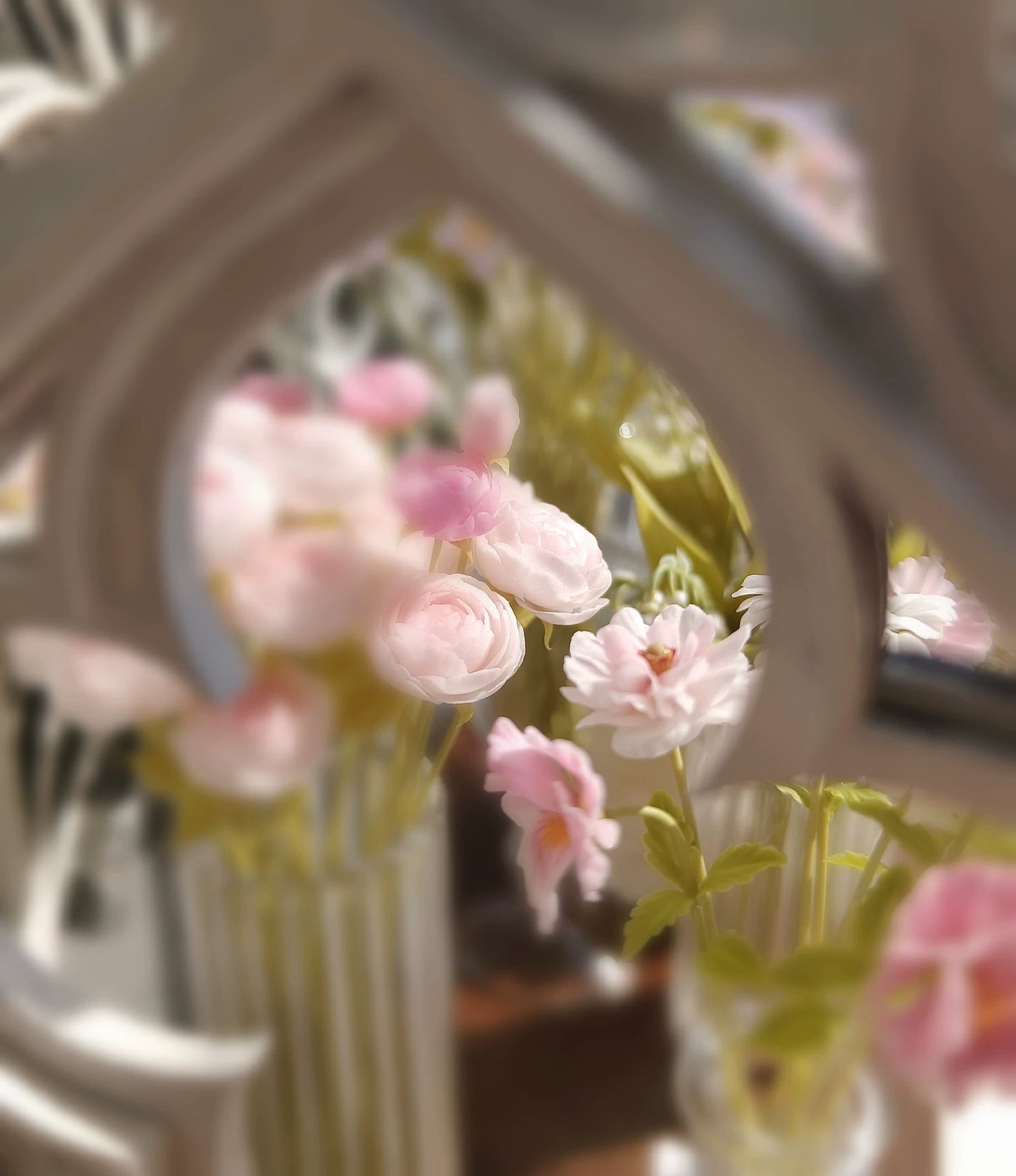 Decoración para casa de muñecas BJD con flor de ranúnculo de arcilla en miniatura a escala 1:12