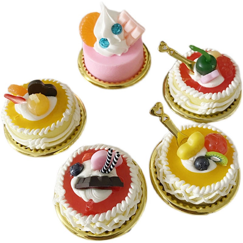 Gâteau miniature à l'échelle 1:6, dessert, modèle de poupée BJD, accessoire alimentaire miniature