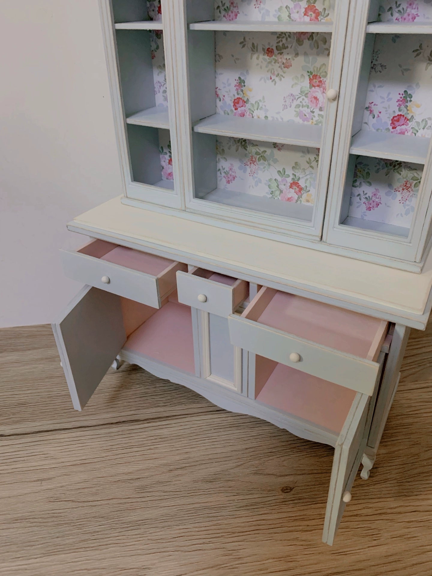 1:6 Scale 1:12 Scale Wooden Cabinet Sideboard Miniature Dollhouse Furniture