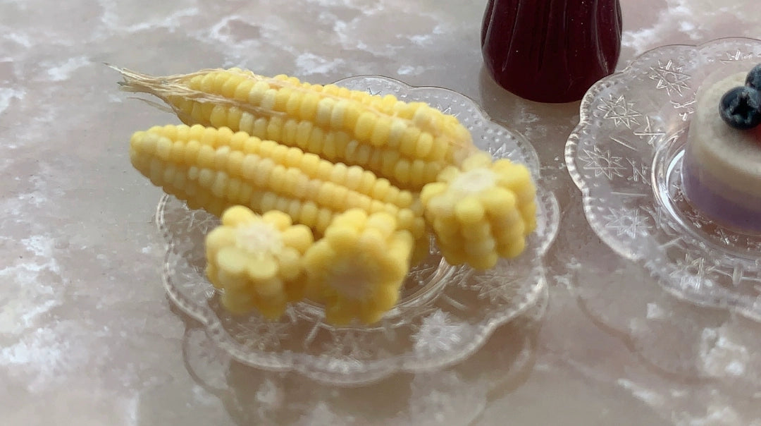 1:12 Scale Miniature Corn Soft Clay Dollhouse Food Accessory