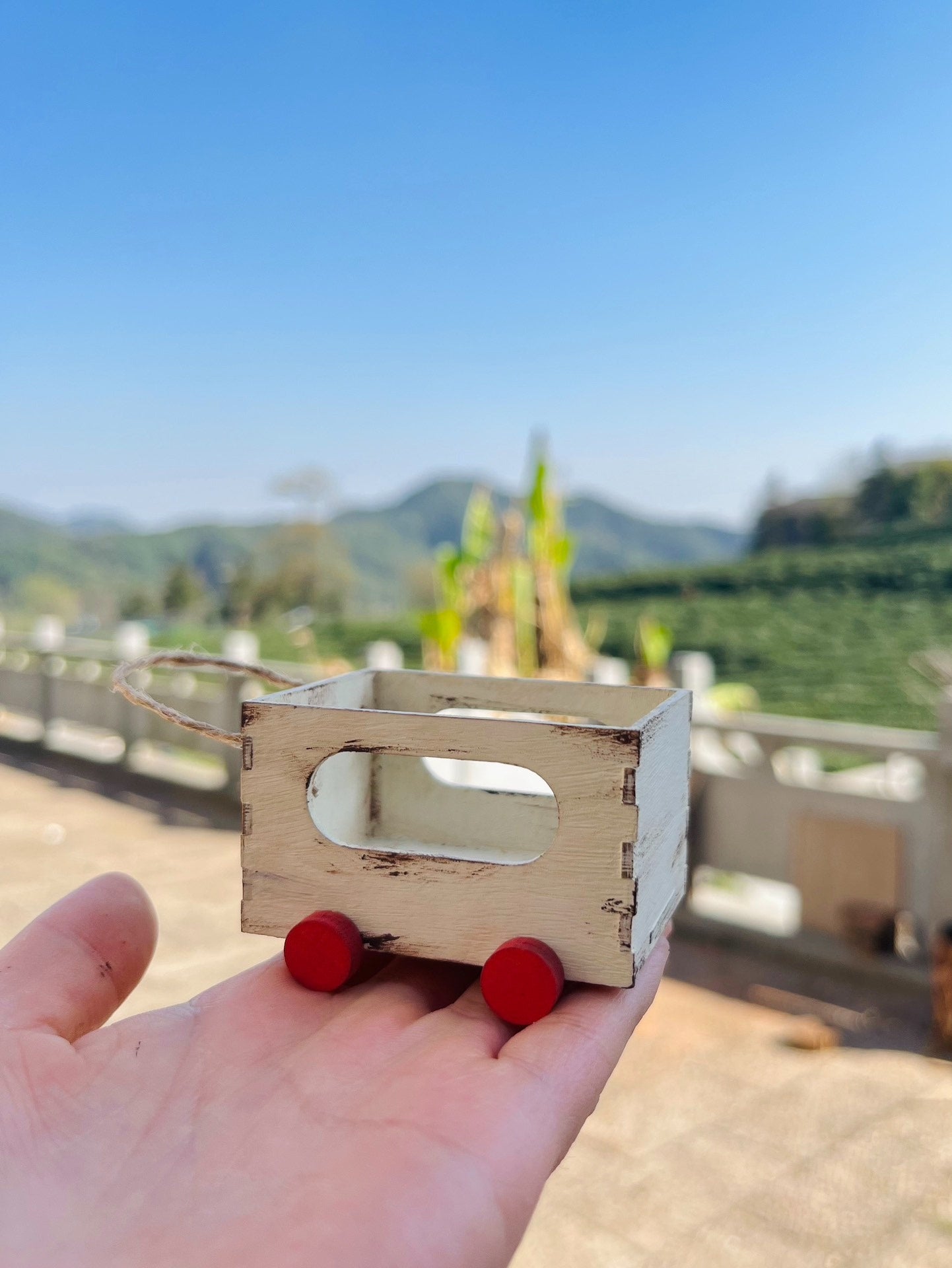 Kit de materiales en miniatura para armar: Caja de remolque pequeña