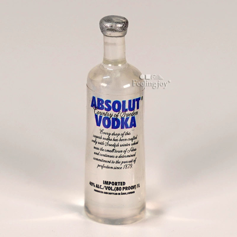 1:12 Scale 1:6 Scale Miniature Dollhouse Accessories Vodka Bottle BJD Photography Props Miniature Furniture