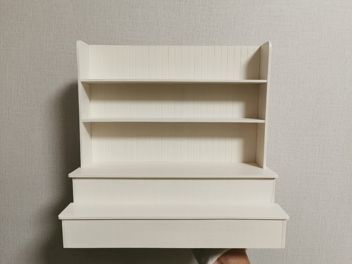 Soporte de flores en miniatura a escala 1:12 con arreglo floral para decoración de jardín de casa de muñecas