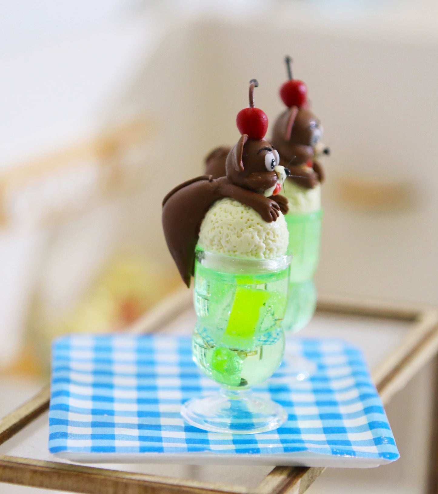 Ensemble d'aliments miniatures en argile à l'échelle 1:12 pour accessoires de photographie pour maison de poupée BJD