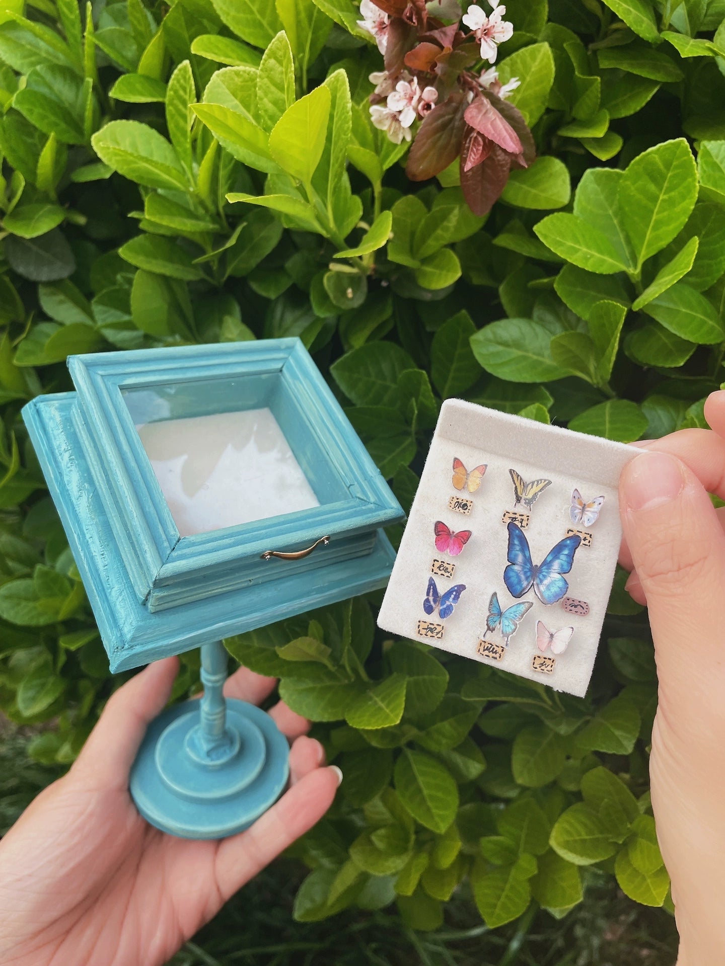 Expositor de joyas en miniatura a escala 1:12, accesorio para casa de muñecas.