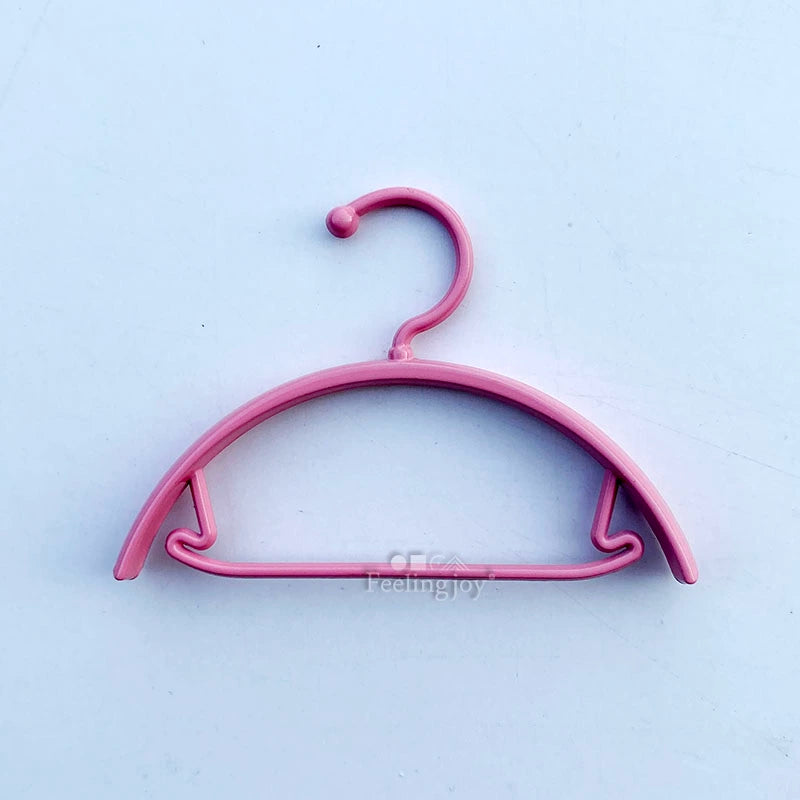 Accesorios para muñecas BJD a escala 1:12 y 1:6, modelo de percha de ropa de aleación en miniatura Blythe Ob11, bricolaje