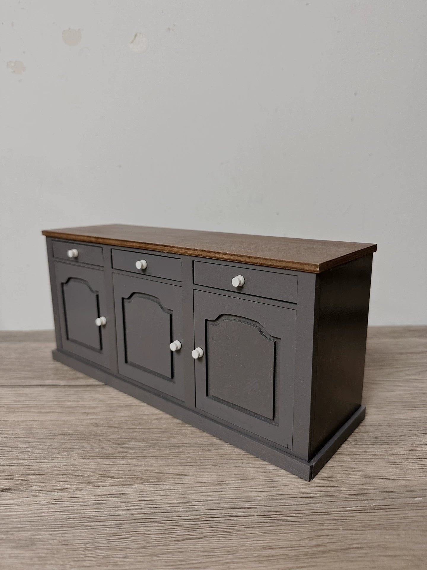 1:6 Scale Wooden Cabinet Sideboard Miniature Dollhouse Furniture For Blythe BJD Dolls