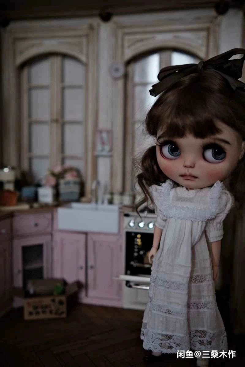 Ensemble de meubles de cuisine miniatures à l'échelle 1:6 pour maison de poupée BJD Blythe, accessoires miniatures