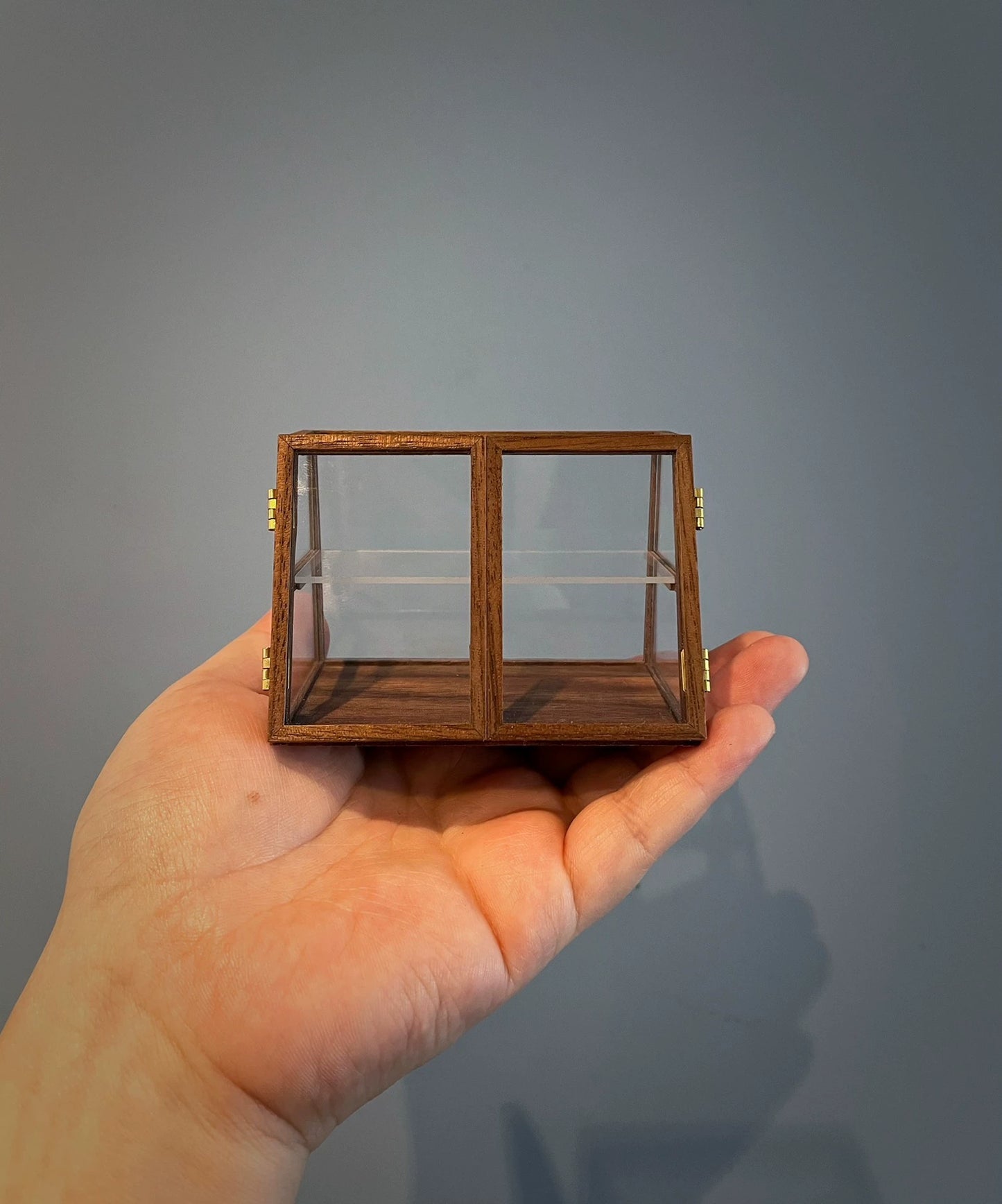 Vitrine en bois à l'échelle 1:12, meubles miniatures pour maison de poupée