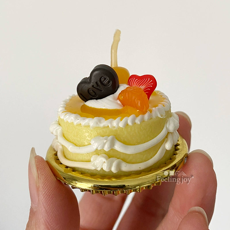 Gâteau miniature à l'échelle 1:6, dessert, modèle de poupée BJD, accessoire alimentaire miniature