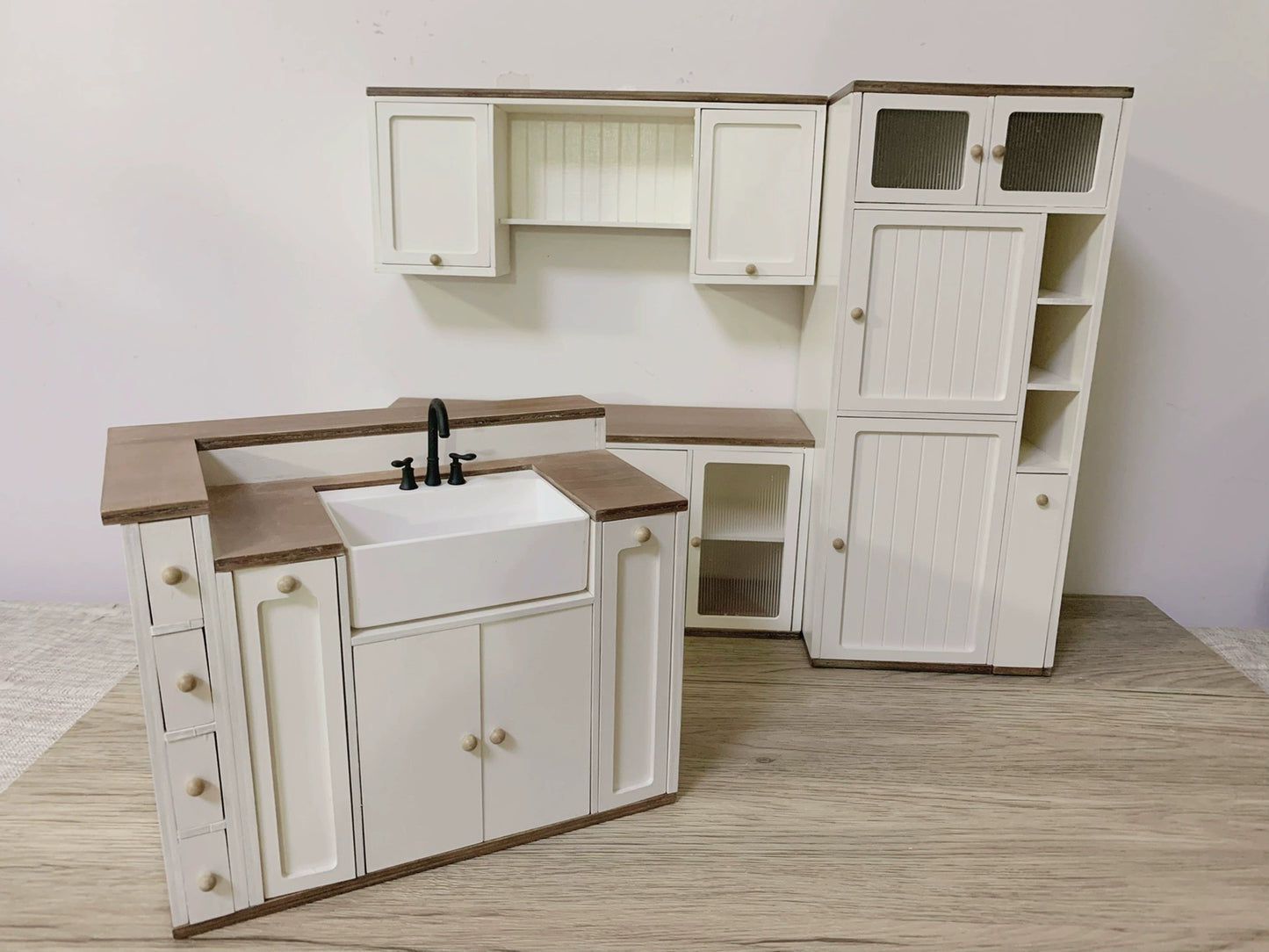 1:6 Scale 1:12 Scale Wooden Cabinet Miniature Dollhouse Furniture For Living Room Play Room