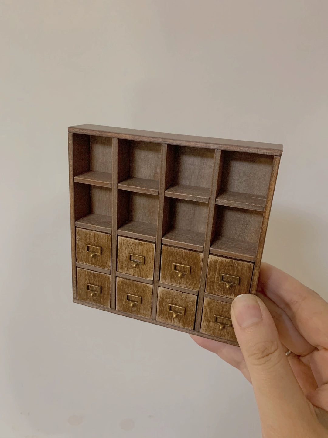 1:6 Scale 1:12 Scale Blythe Dollhouse Miniature Wooden Cabinet Storage Furniture For Ob11 Dolls