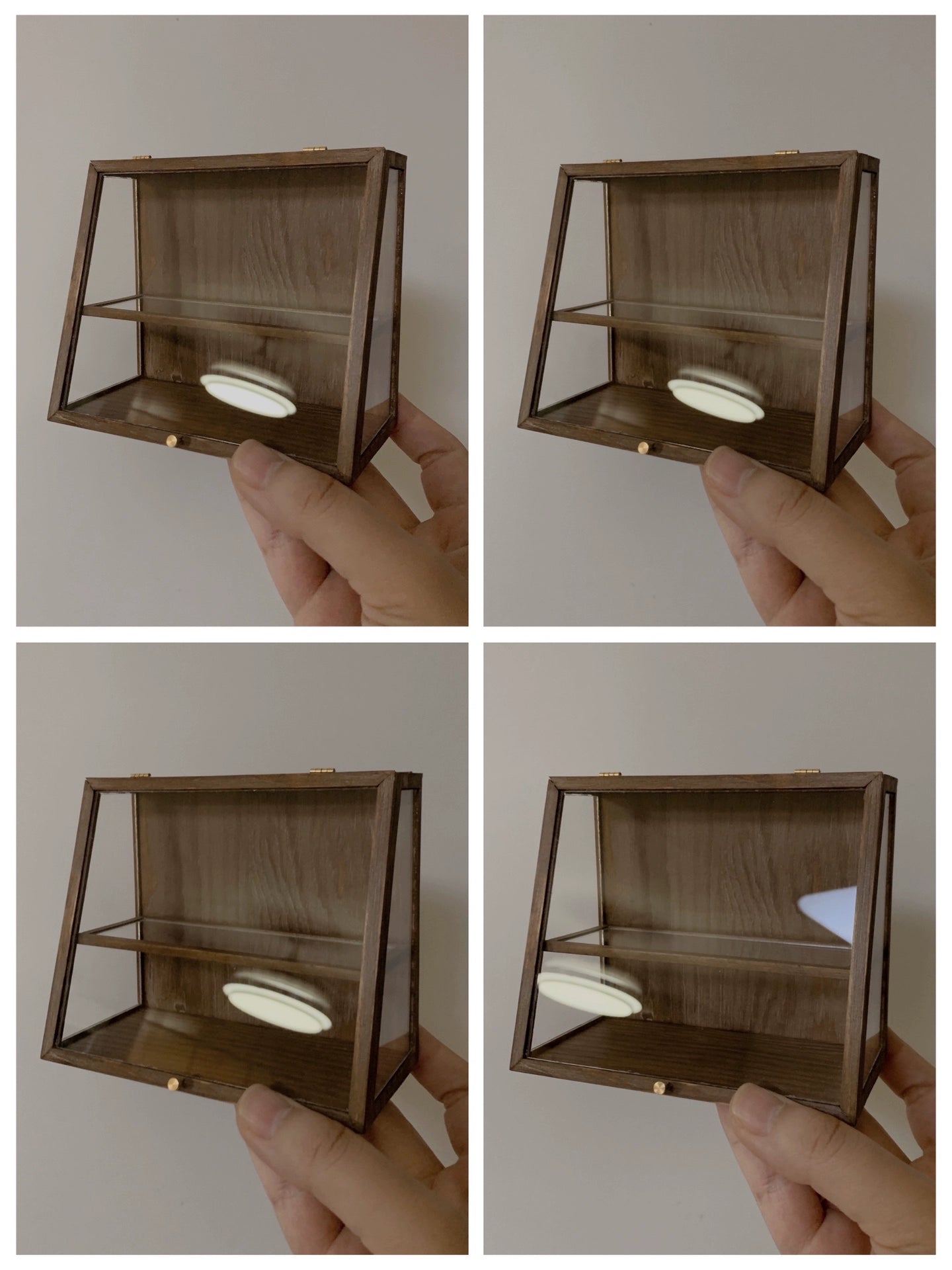1:6 Scale Wooden Cake Display Cabinet Miniature Dollhouse Furniture For Blythe And Ob11 1:12 Scale
