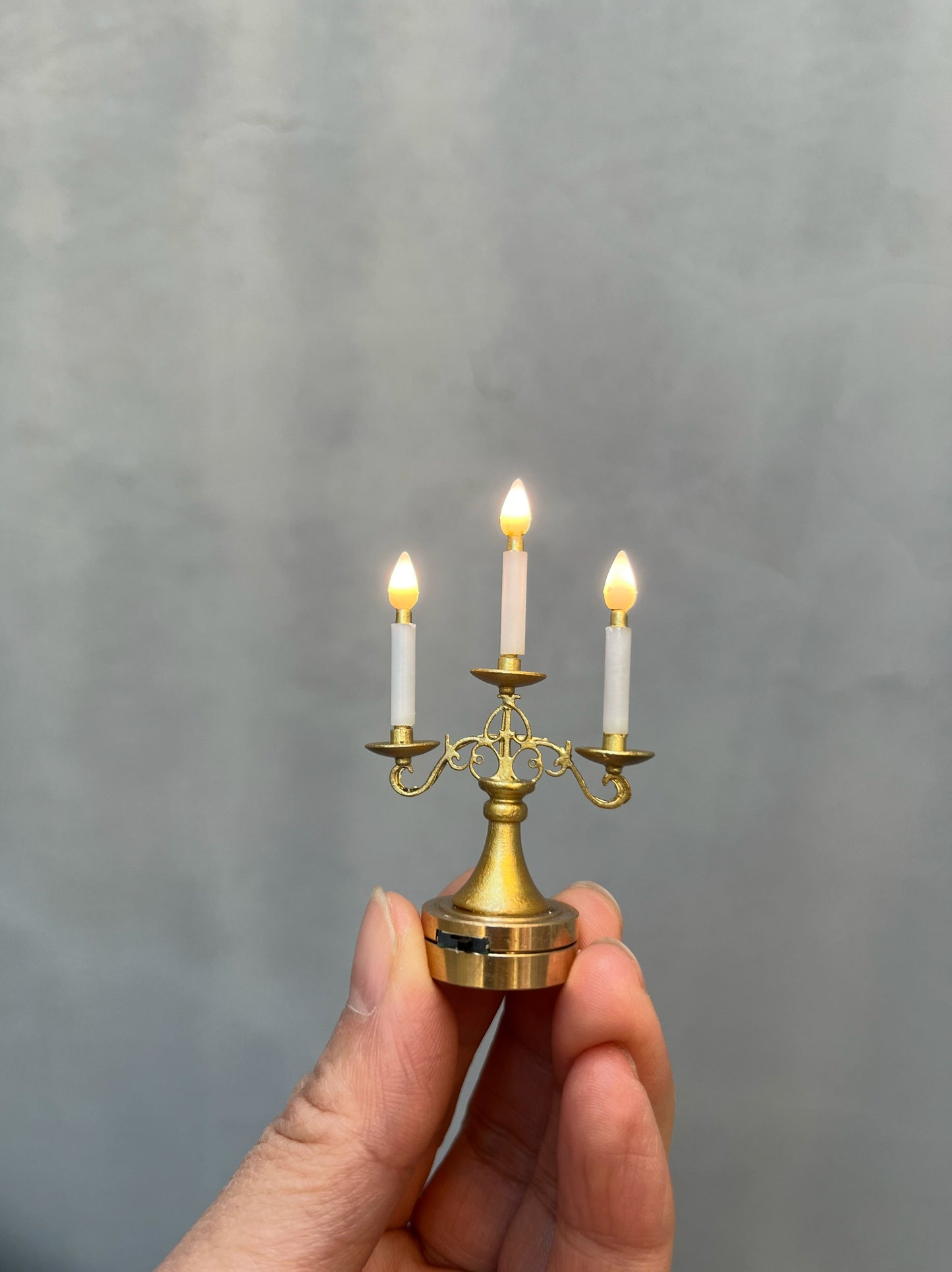 Maison de poupée miniature à l'échelle 1:12 avec chandelier, modèle pour figurine d'action Ob11 GSC
