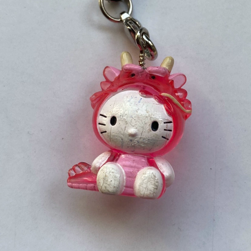Accesorios para casa de muñecas en miniatura a escala 1:12, juego de comida de Hello Kitty, colgante para teléfono, colección defectuosa