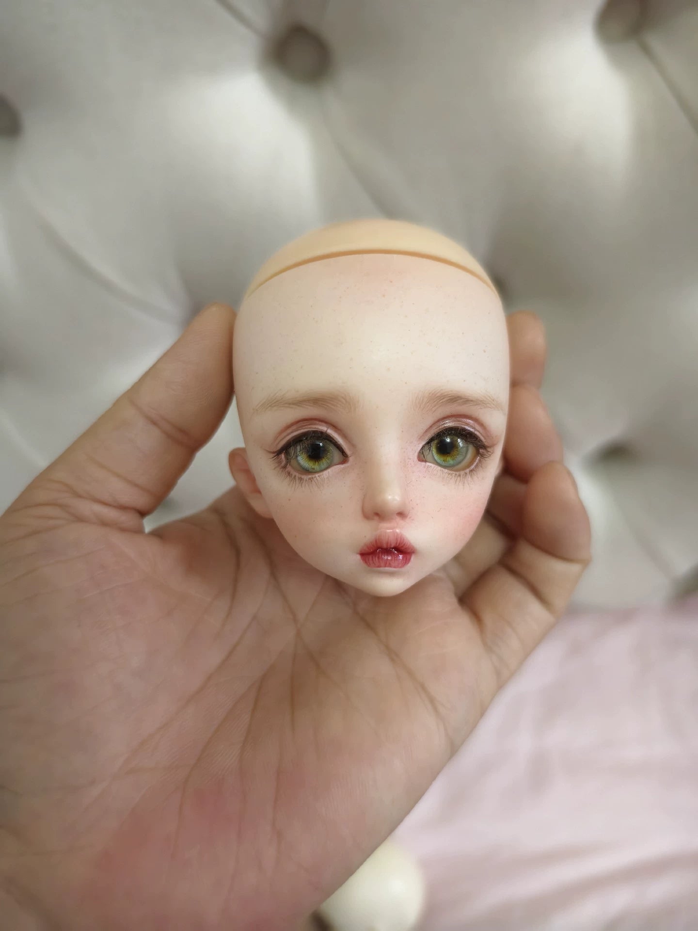 1:4 Scale BJD Doll Head Grace By Daydream Miniature Dollhouse Collectible