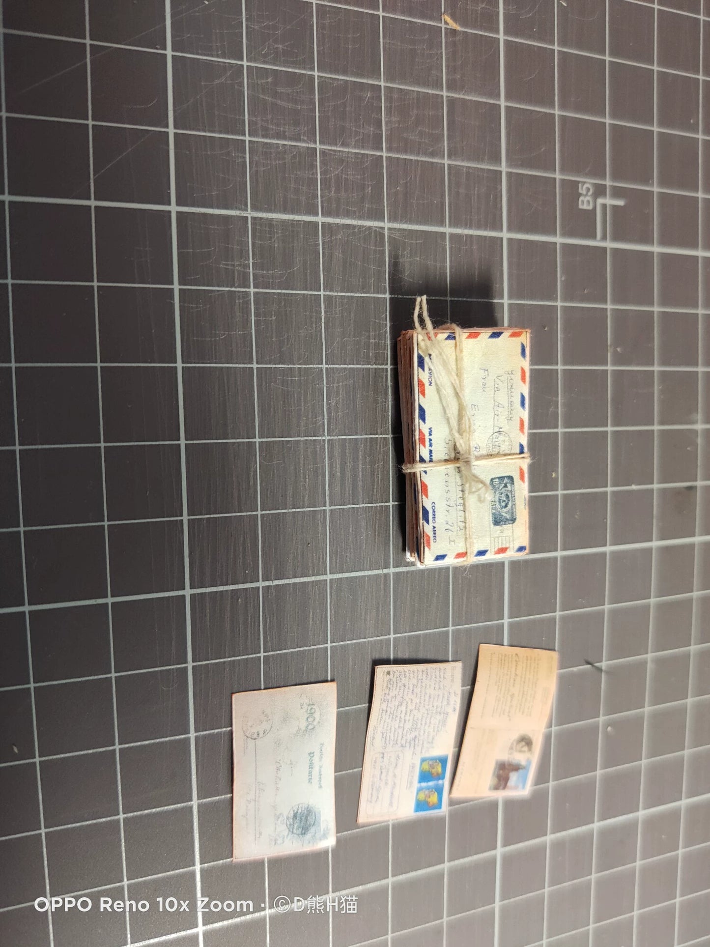 1:6 Scale Miniature Envelope Prop For Blythe BJD Dollhouse Scene