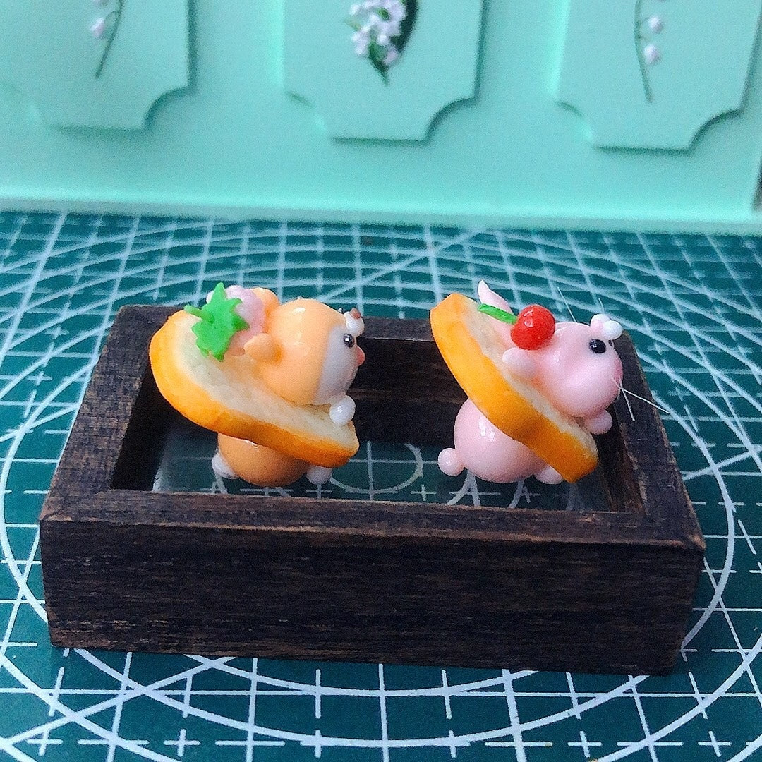 1:12 Scale Miniature Clay Toast Series Dollhouse Bakery Scene Miniature Food Play Set