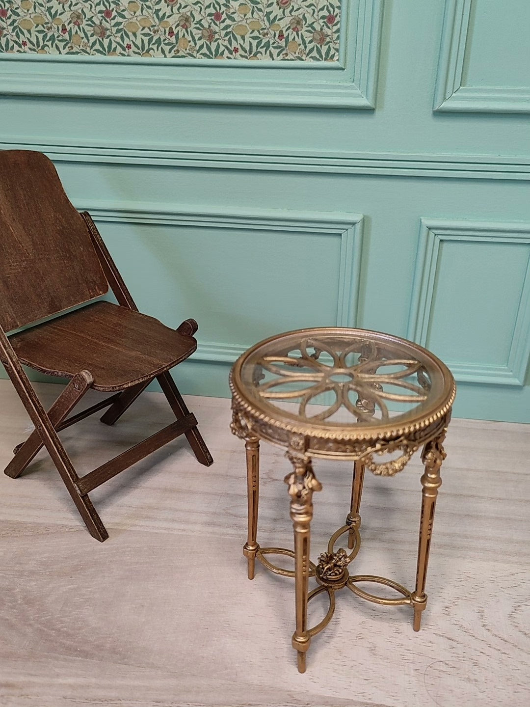 1:6 Scale BJD Doll Miniature Handmade August Side Table Miniature Furniture For Dollhouse