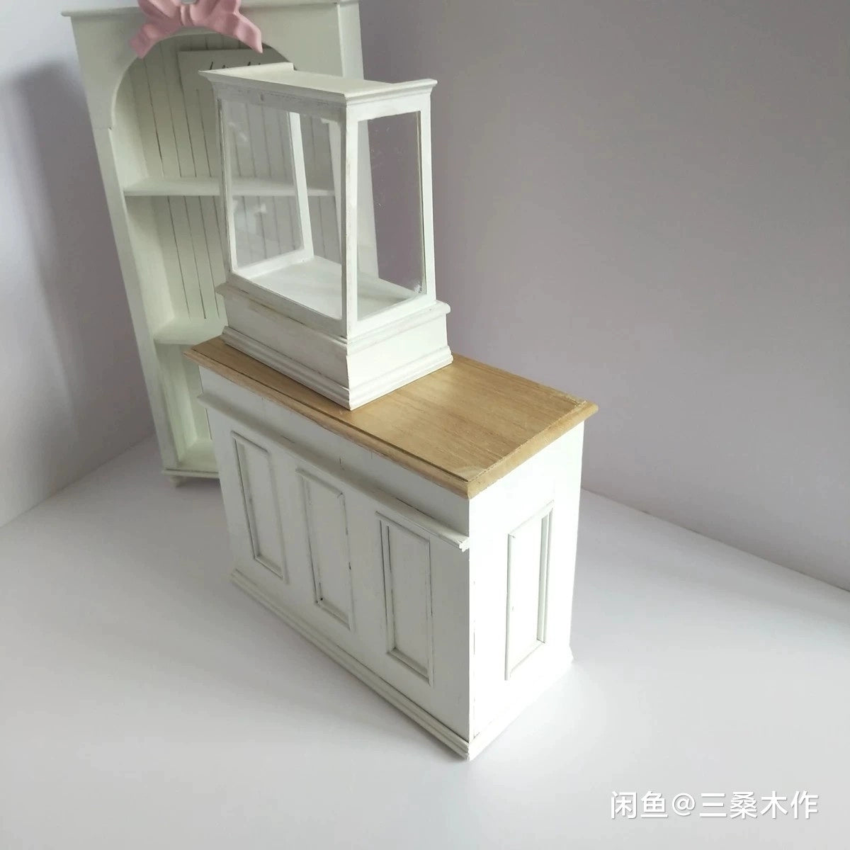 Mueble de madera en miniatura para casa de muñecas BJD Blythe a escala 1:6