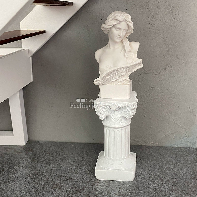 Statue miniature David en résine pour maison de poupée, échelle 1:6, figurine BJD Ob11, accessoire de scène