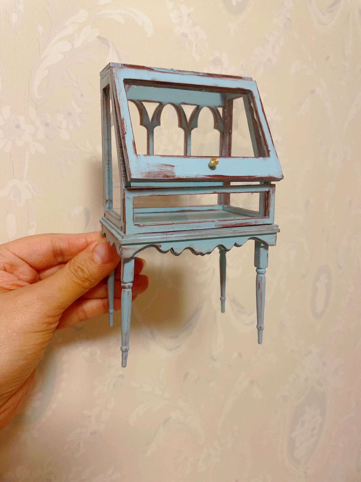 1:6 Scale BJD Blythe Dollhouse Miniature Furniture Transparent Flower House
