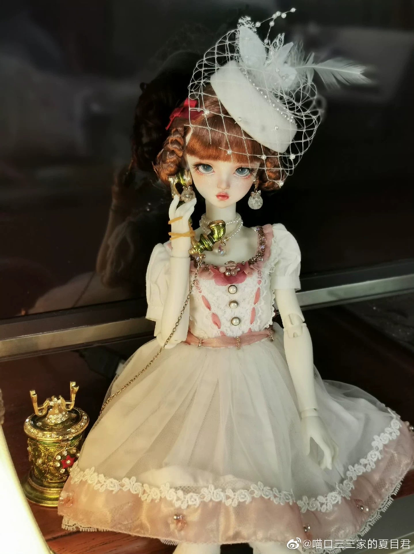 1:3 Scale BJD Doll Head Mermaid Theme White Skin Resin Casting For Ball Jointed Dolls Miniature Collectible