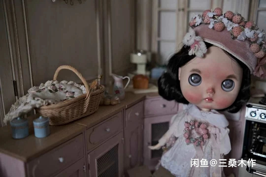 Ensemble de meubles de cuisine miniatures à l'échelle 1:6 pour maison de poupée BJD Blythe, accessoires miniatures