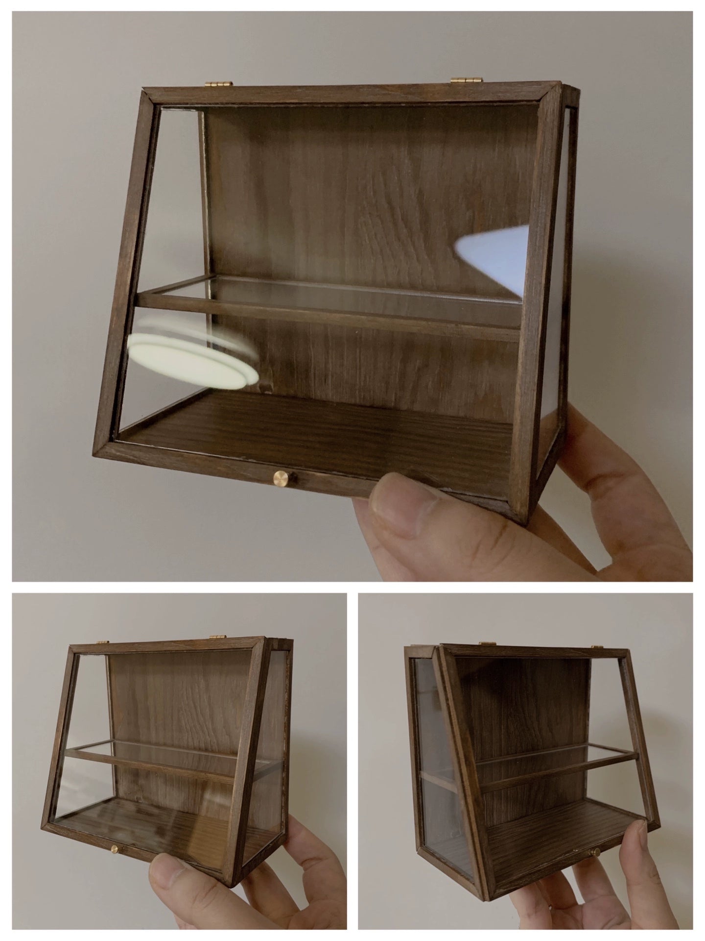 1:6 Scale Wooden Cake Display Cabinet Miniature Dollhouse Furniture For Blythe And Ob11 1:12 Scale