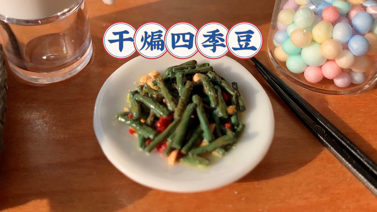1:12 Scale Miniature Chinese New Year Feast For BJD OB11 Dollhouse Dining Scene
