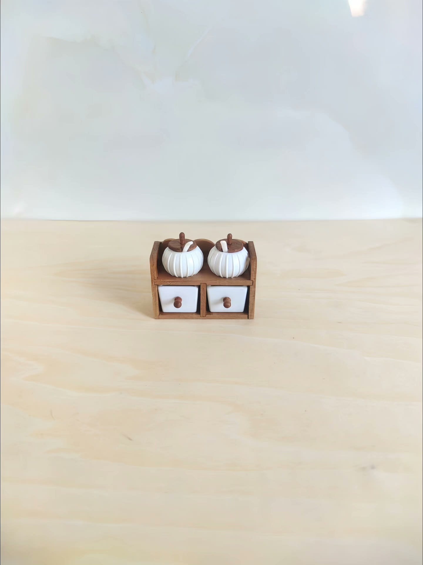Juego de muebles de cocina en miniatura a escala 1:12 para casa de muñecas