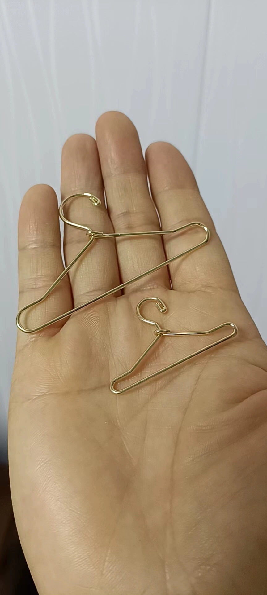 1:12 Scale 1:6 Scale Iron Clothes Hanger Miniature Dollhouse Furniture For BJD OB11 OB22 OB24 Doll Clothes
