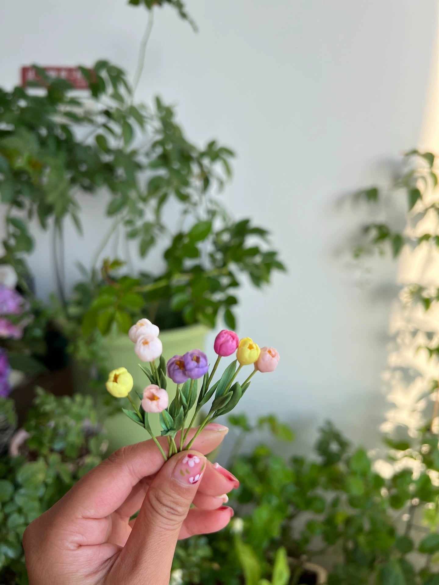 1:6 Scale Miniature Tulips For Blythe Dollhouse Decor