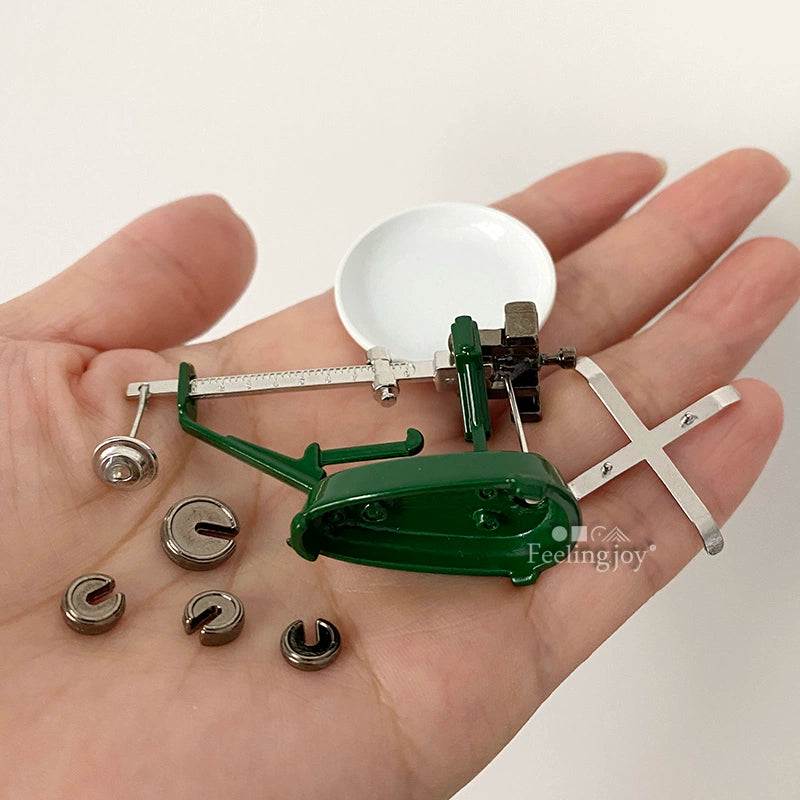 Jouet de cuisine miniature à l'échelle 1:12, accessoires de jeu, meubles de maison de poupée, simulation, modèle à l'échelle en alliage