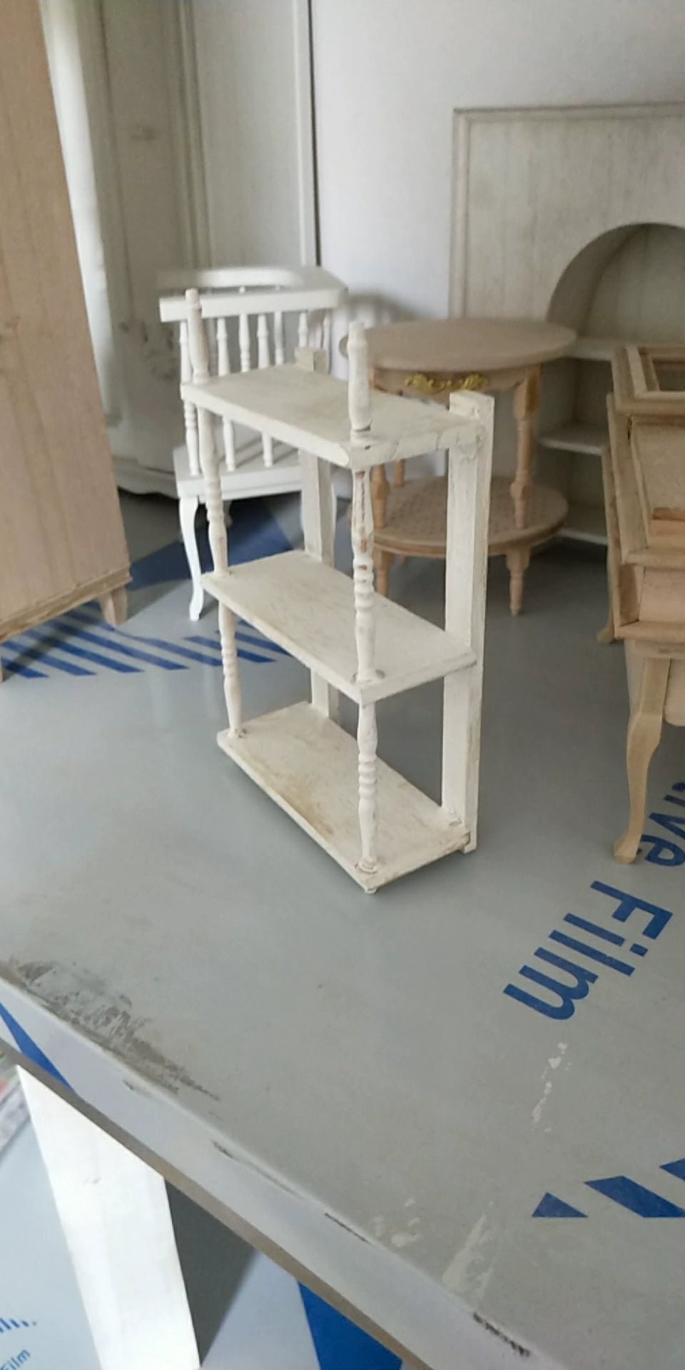 Juego de muebles para casa de muñecas en miniatura a escala 1:6 para muñecas BJD y Blythe, accesorios para la sala de estar.