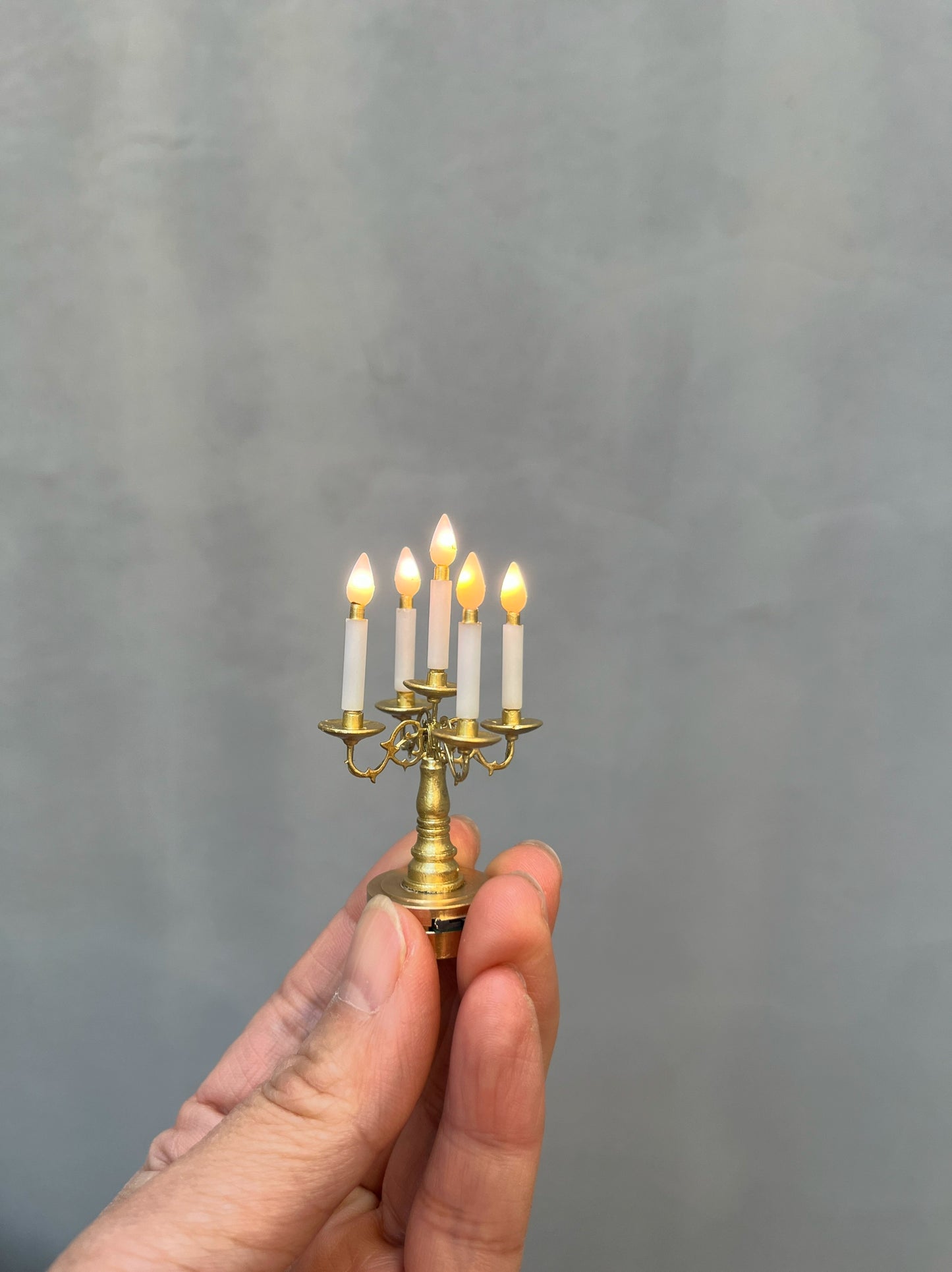 Maison de poupée miniature à l'échelle 1:12 avec chandelier, modèle pour figurine d'action Ob11 GSC