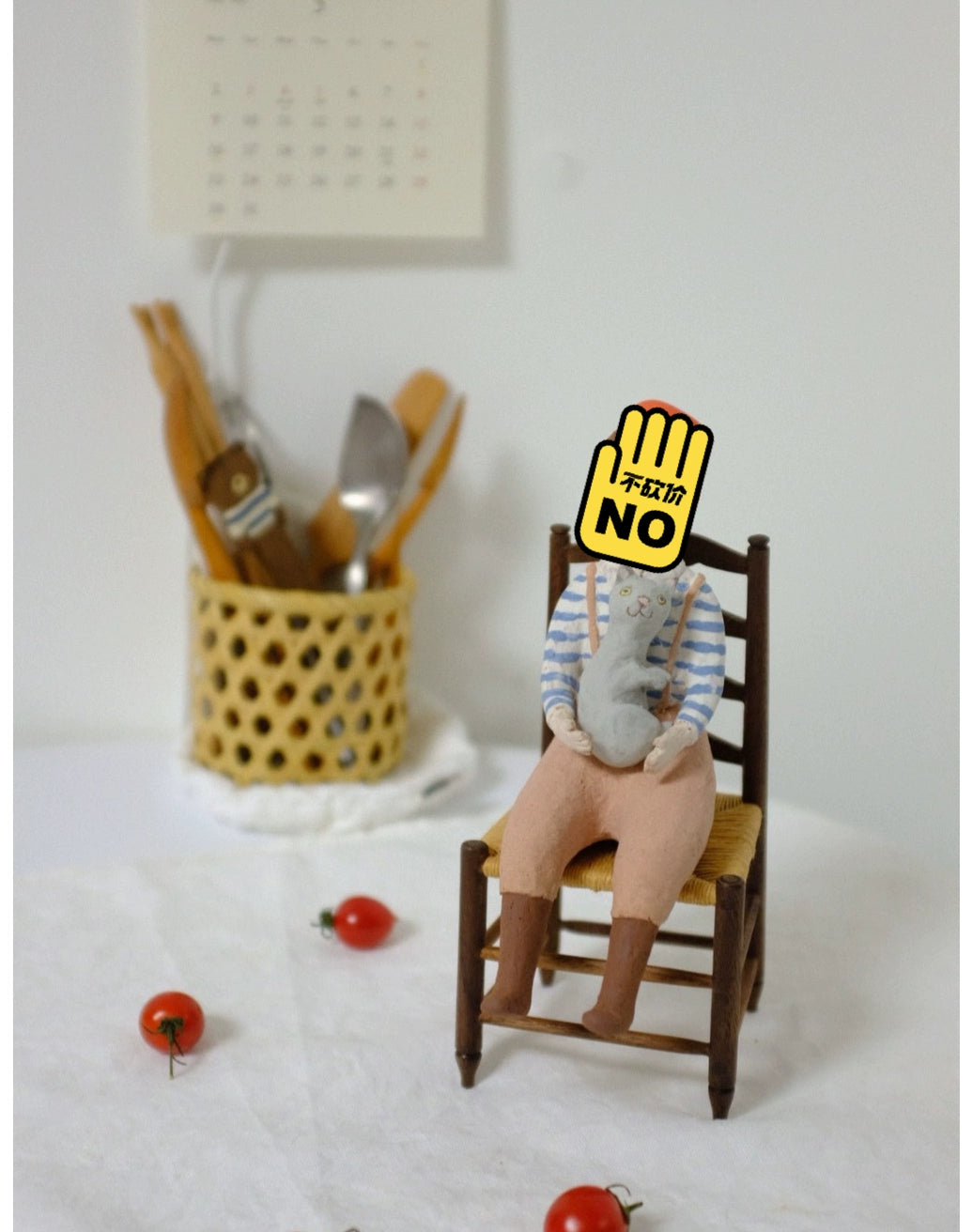 1:12 Scale Handwoven Miniature Chair Dollhouse Furniture