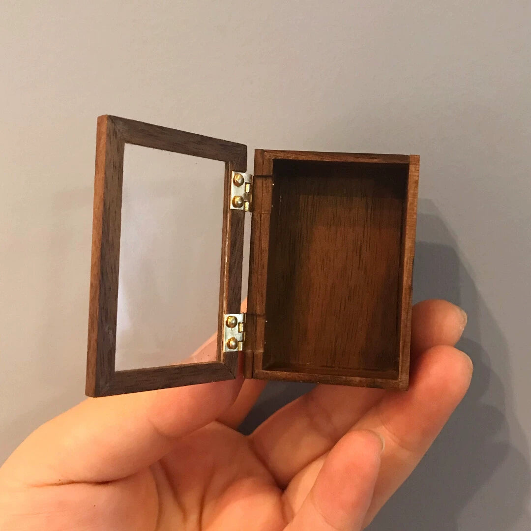 Vitrine de maison de poupée échelle 1:6 pour meubles miniatures Blythe Ob11