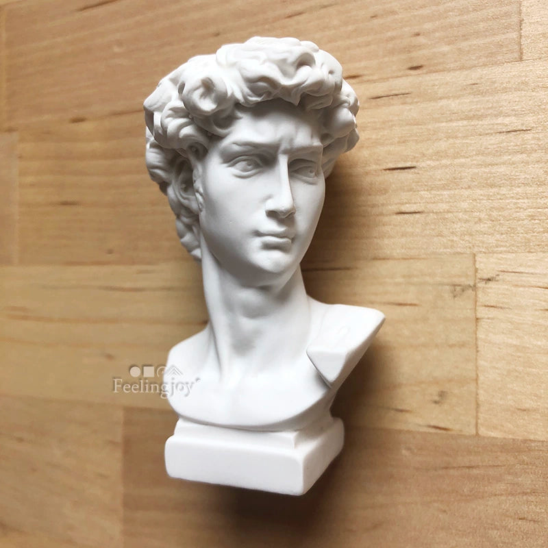 Statue miniature David en résine pour maison de poupée, échelle 1:6, figurine BJD Ob11, accessoire de scène
