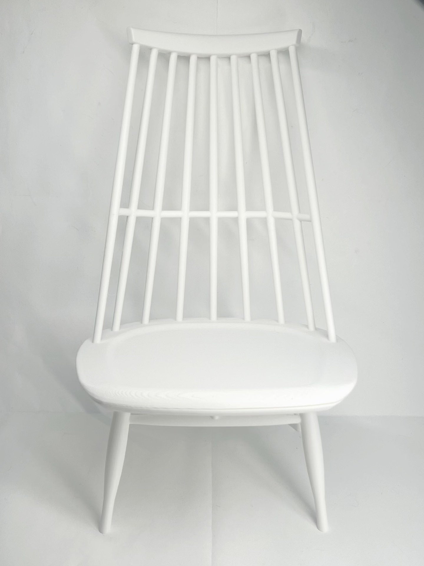 Chaise à dossier haut Windsor pour maison de poupée à l'échelle 1:6, meubles miniatures