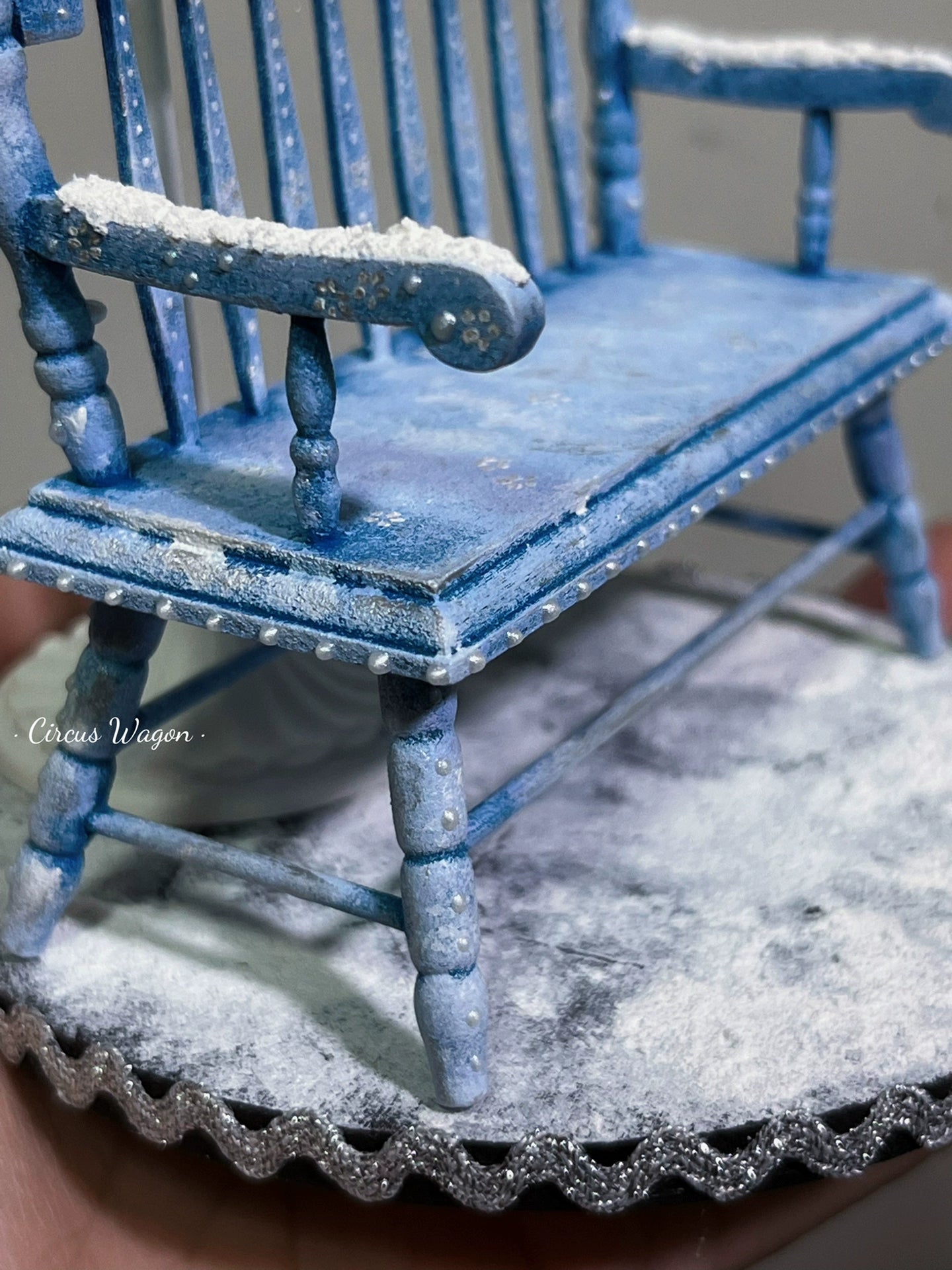 1:12 Scale Winter Street Scene Miniature Dollhouse