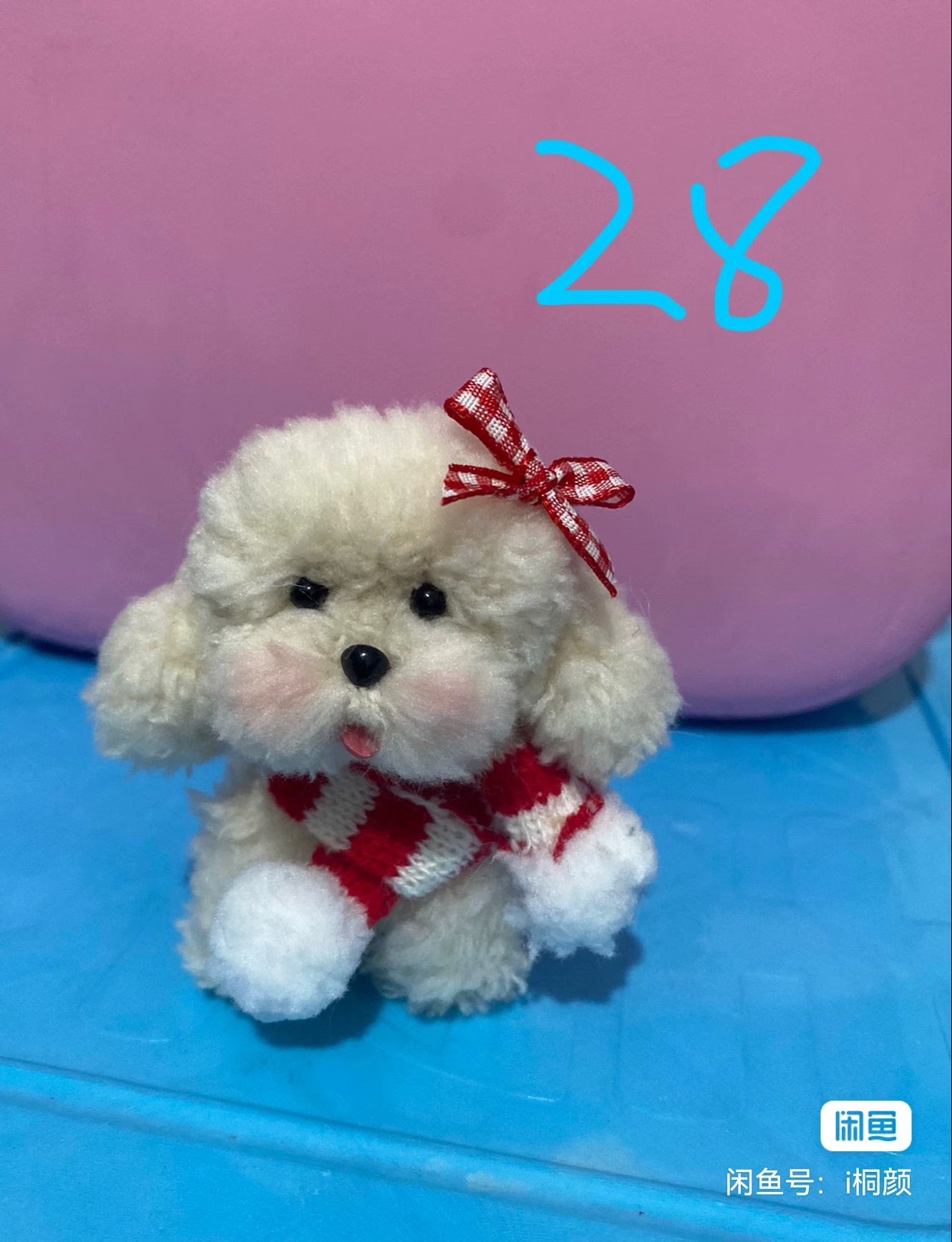 Miniatura de perro hecha a mano con alambre trenzado, escala 1:6, accesorio para casa de muñecas (1:12)
