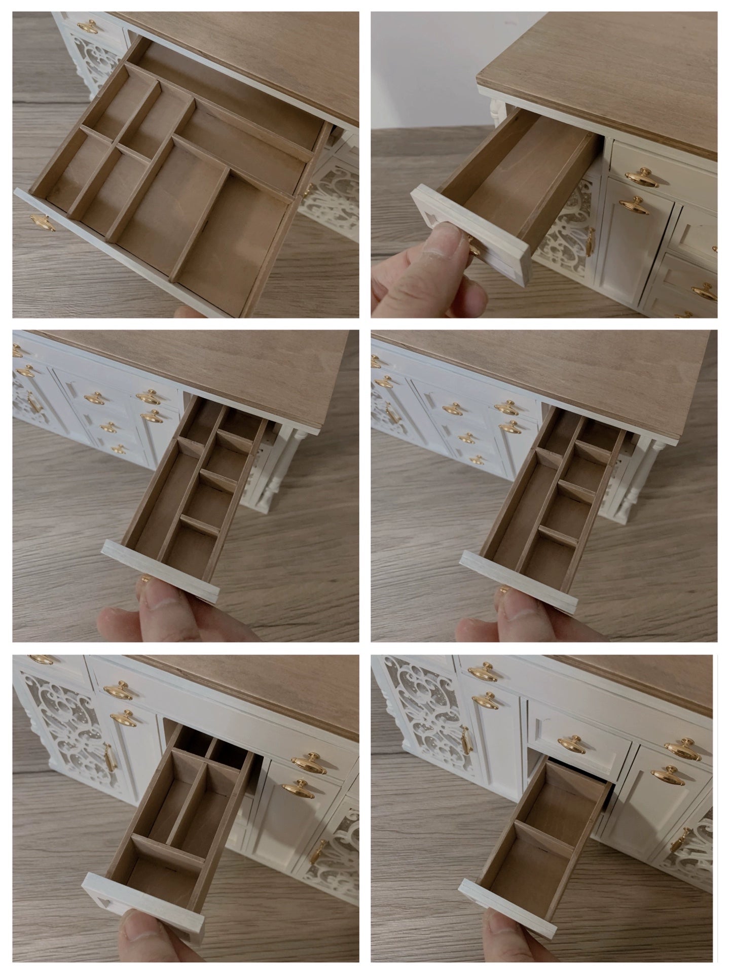 1:6 Scale Miniature Nordic Retro Milk Candy Handmade Furniture For Blythe Dolls OB11