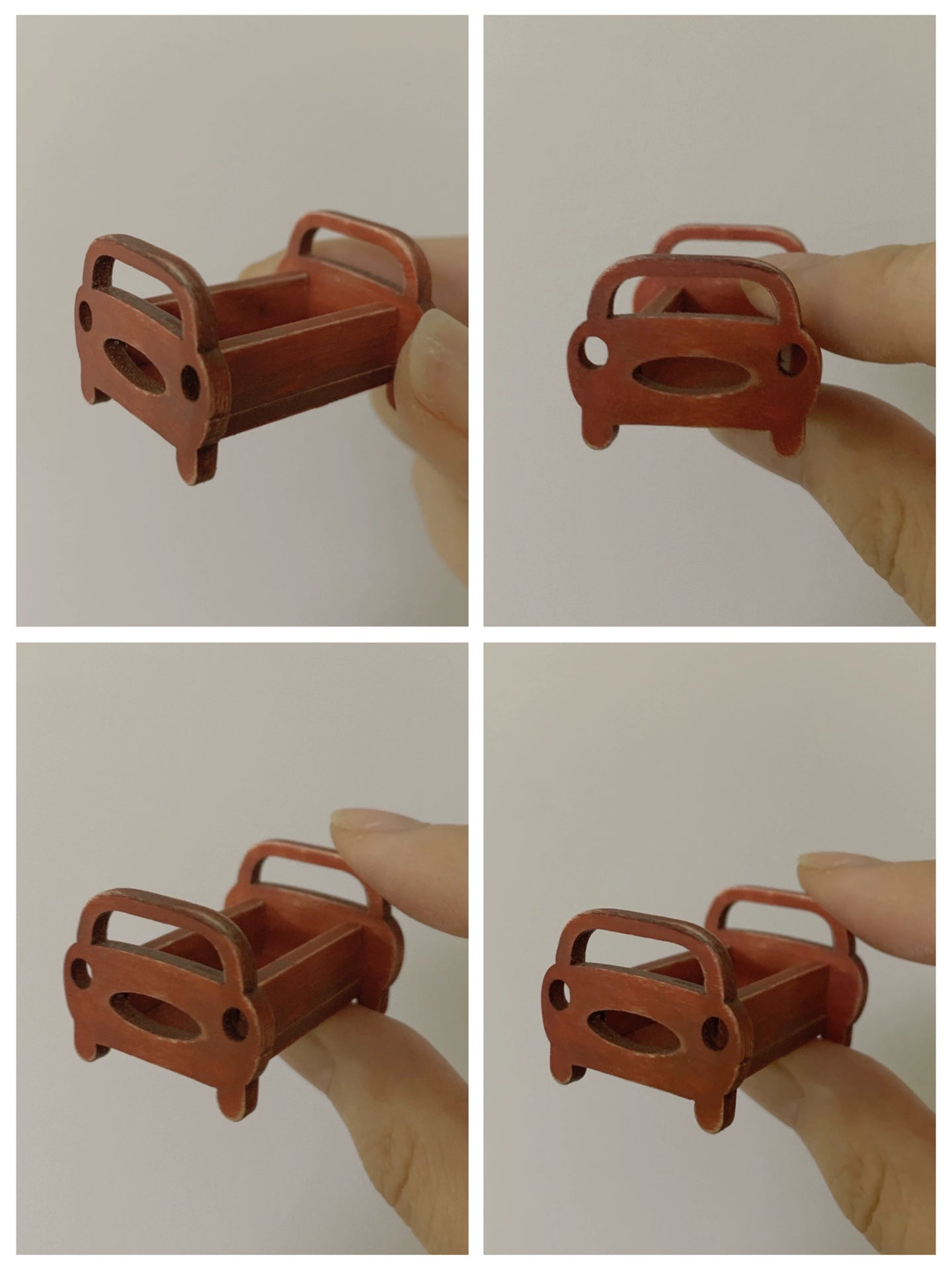 1:6 Scale Vintage Wooden Cabinet Wall Shelf Miniature Dollhouse Furniture For Blythe Dolls
