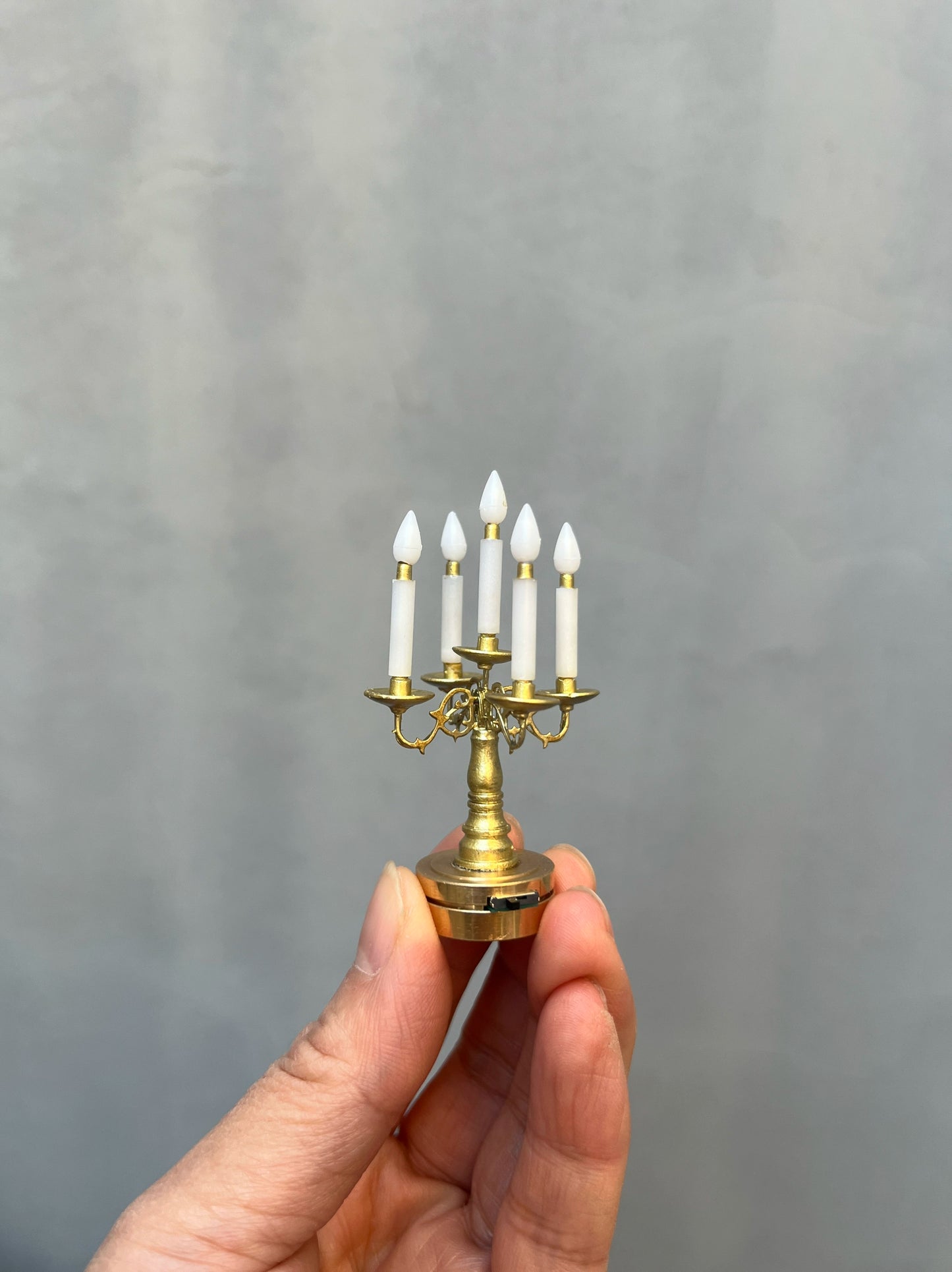 Maison de poupée miniature à l'échelle 1:12 avec chandelier, modèle pour figurine d'action Ob11 GSC