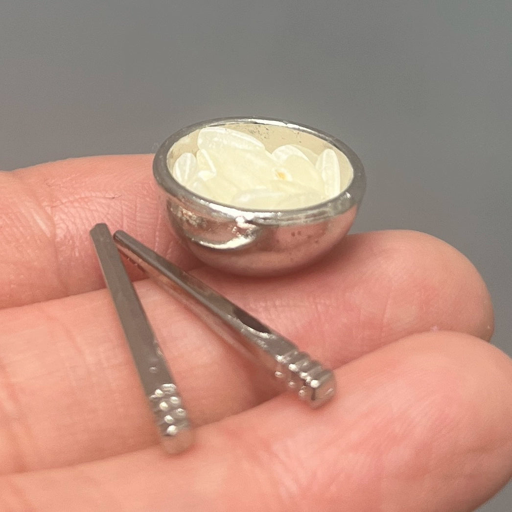 Tazón de sopa chino para casa de muñecas en miniatura a escala 1:12, tazón de fideos, accesorio BJD, muebles en miniatura para armar uno mismo